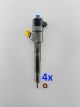 4x INJEKTOR 0445110419 Alfa Jeep Opel Combo Fiat Ducato 500X Doblo - 2,0 D EURO5